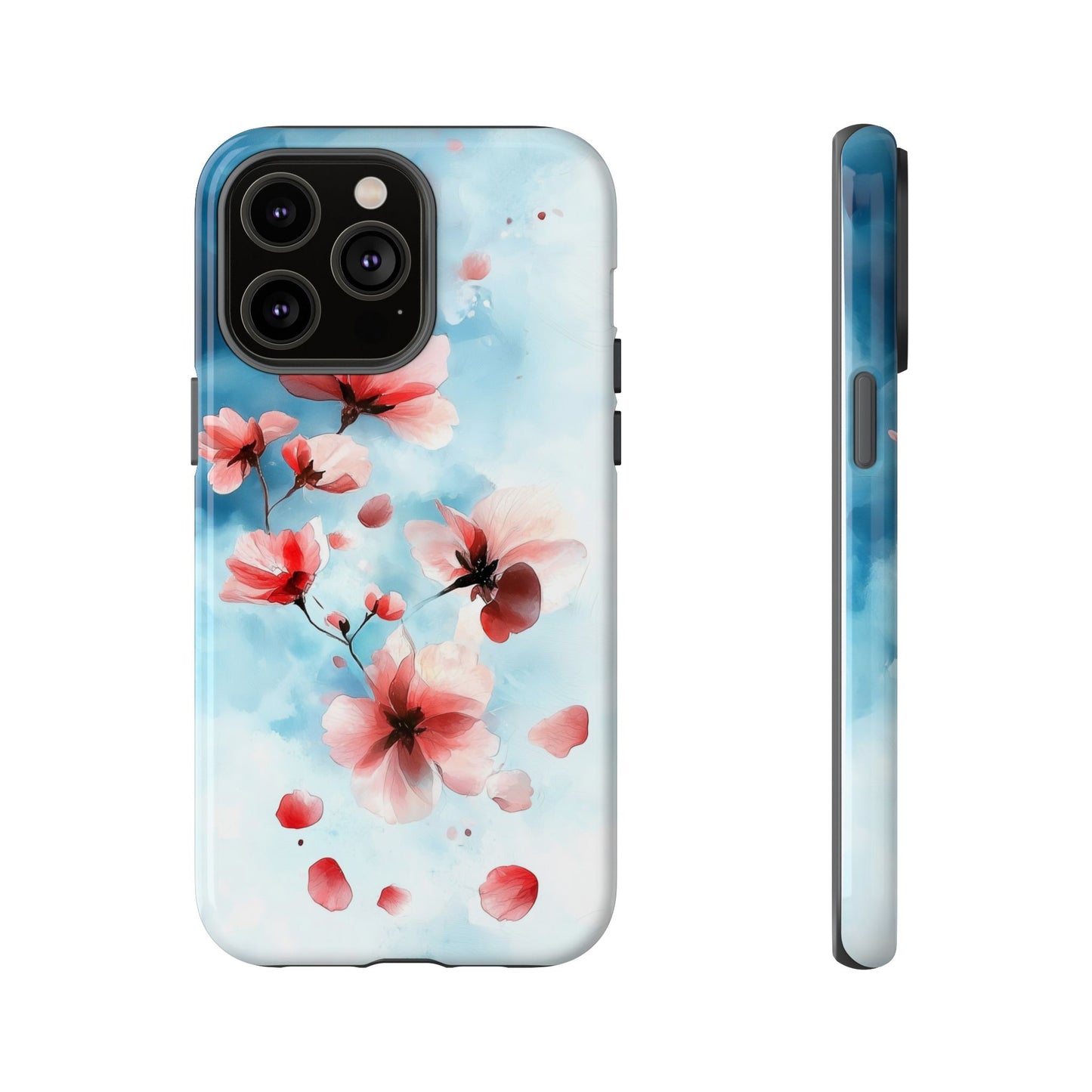 Petal Whispers Watercolor Phone Case for iPhone, google Pixel & Samsung