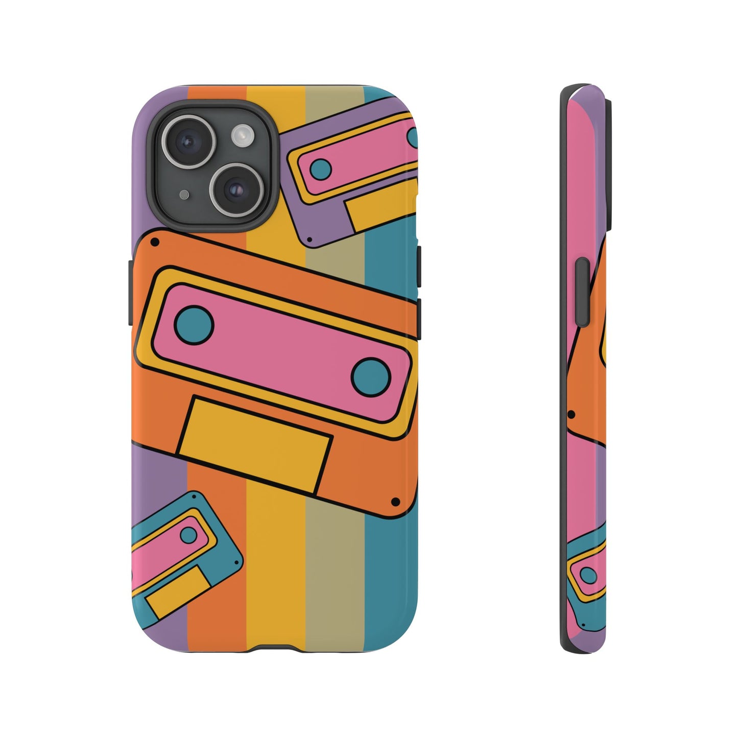 Retro Cassette Tape Phone Case – Vintage 90s Aesthetic for iPhone, Samsung & Google Pixel