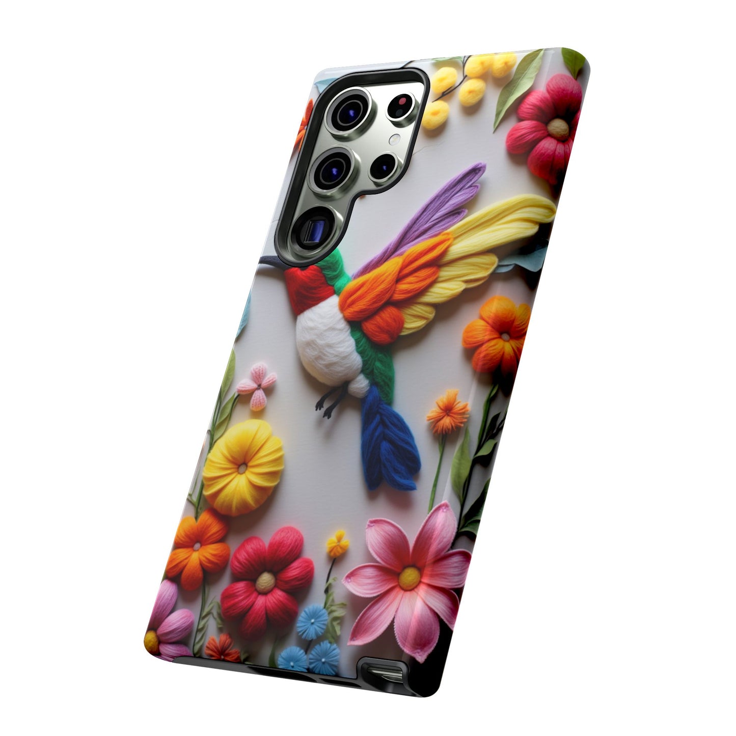 Elegant Hummingbird with Floral Mosaic Design | Nature's Artistic Vibes | Pixel 8 pro