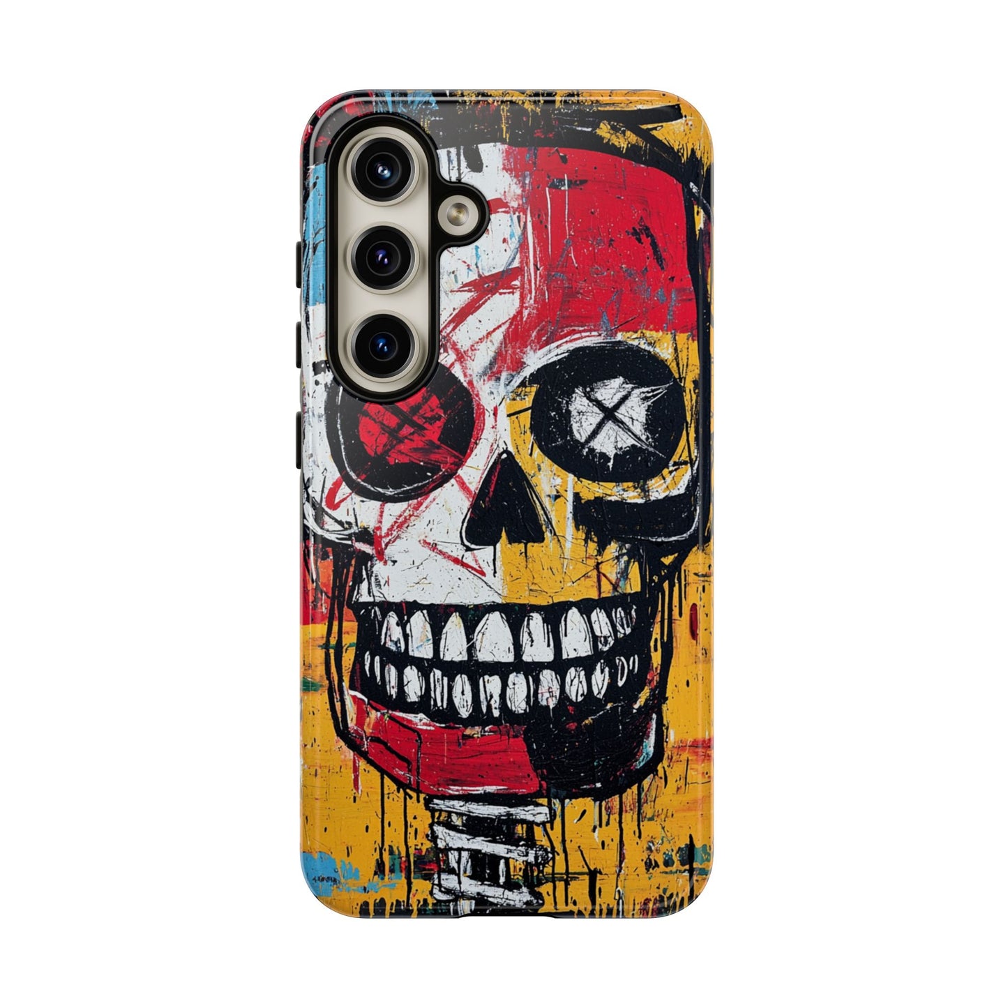 Basquiat Phone Case – Bold Urban Art Design - iPhone, Samsung & Google Pixel Cover - Artistic Painting Case,  Art Lover Gift