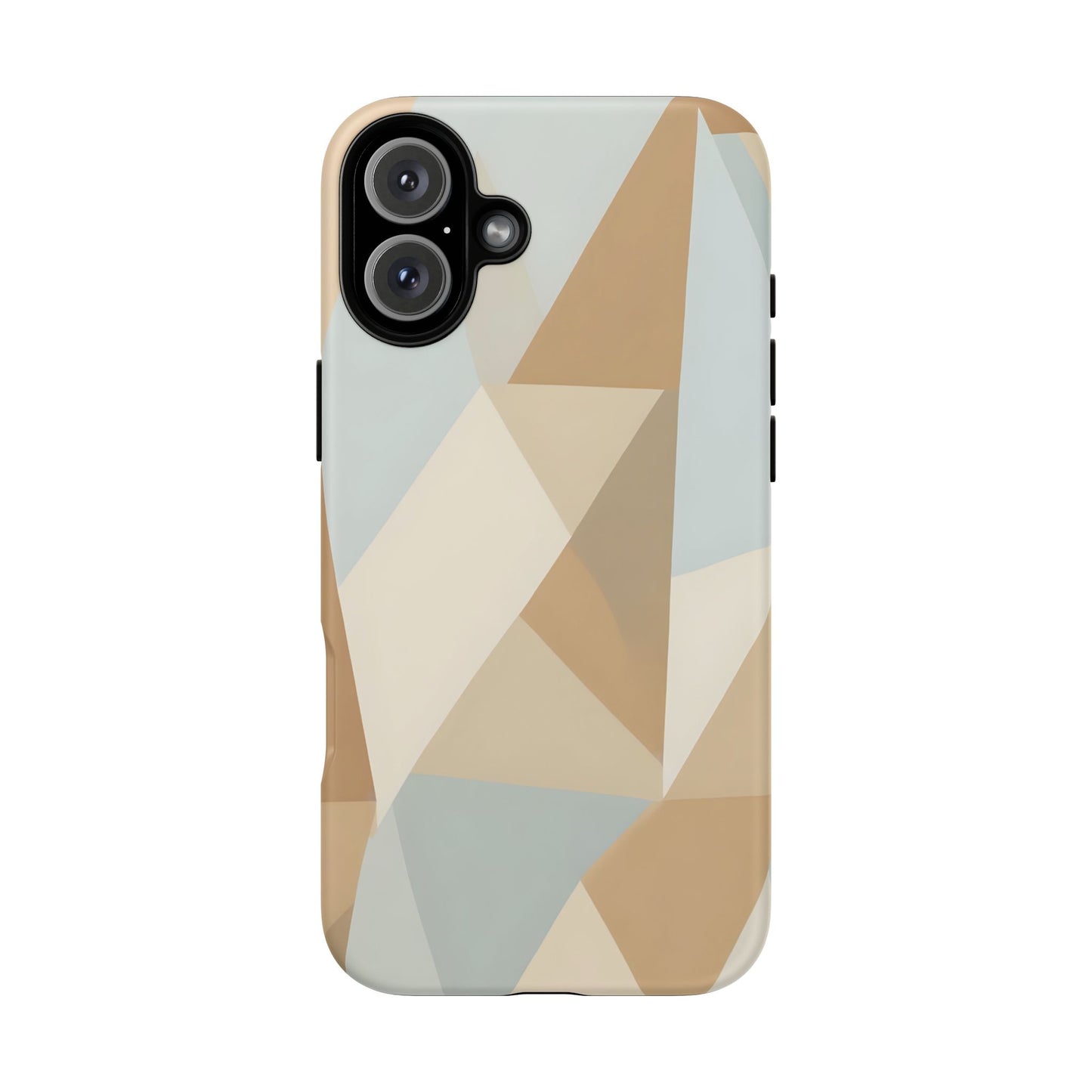 Neutral Geometrical Triangular Abstract Pattern