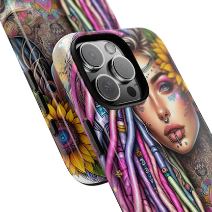 Boho Mandala Goddess – Ethereal Tattoo Art Mobile Cover