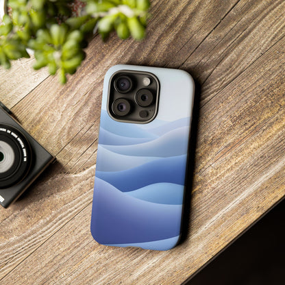 Intricate Abstract Wavy Landscape phone case