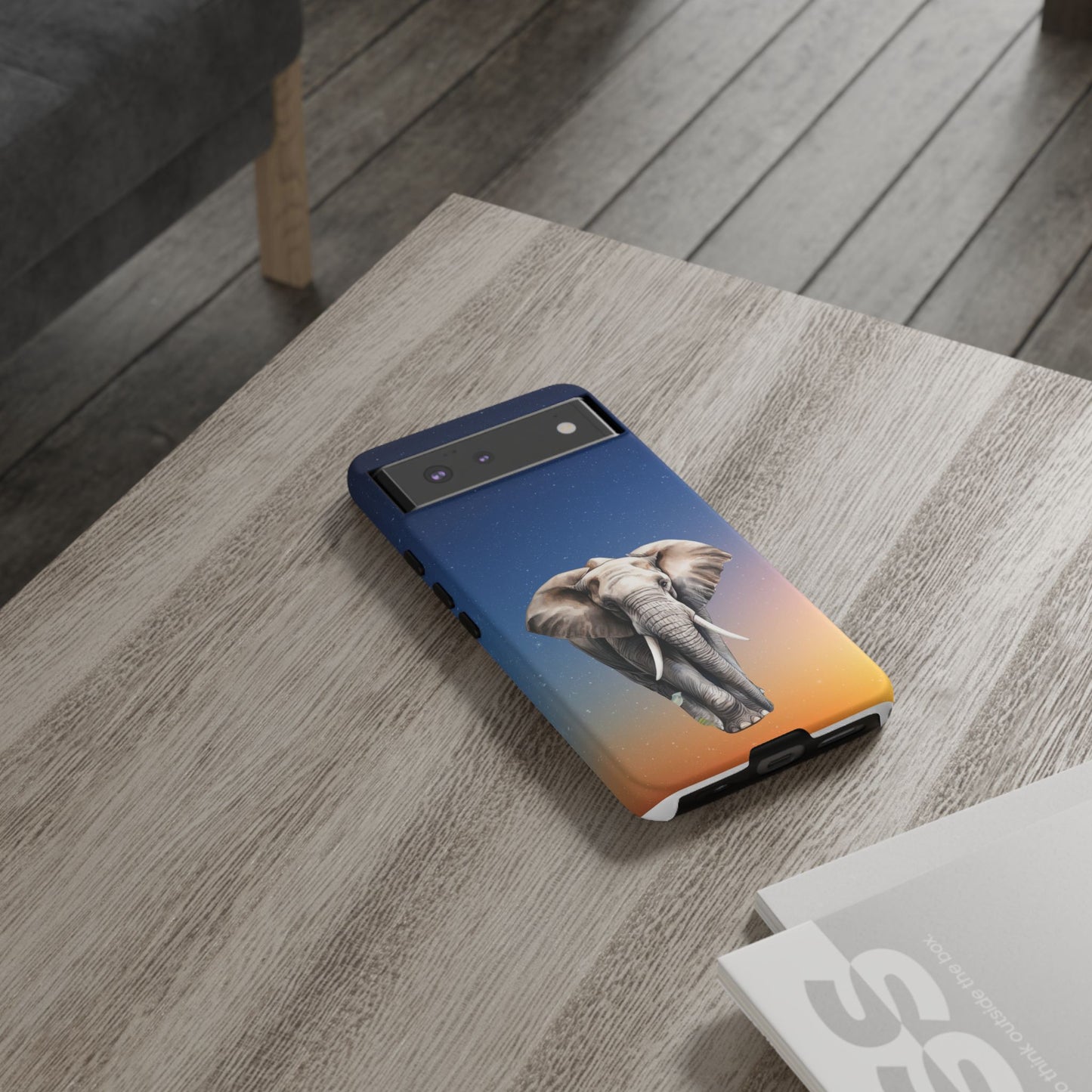 Celestial Elephant Mobile Cover – Dreamy Night Sky Aesthetic