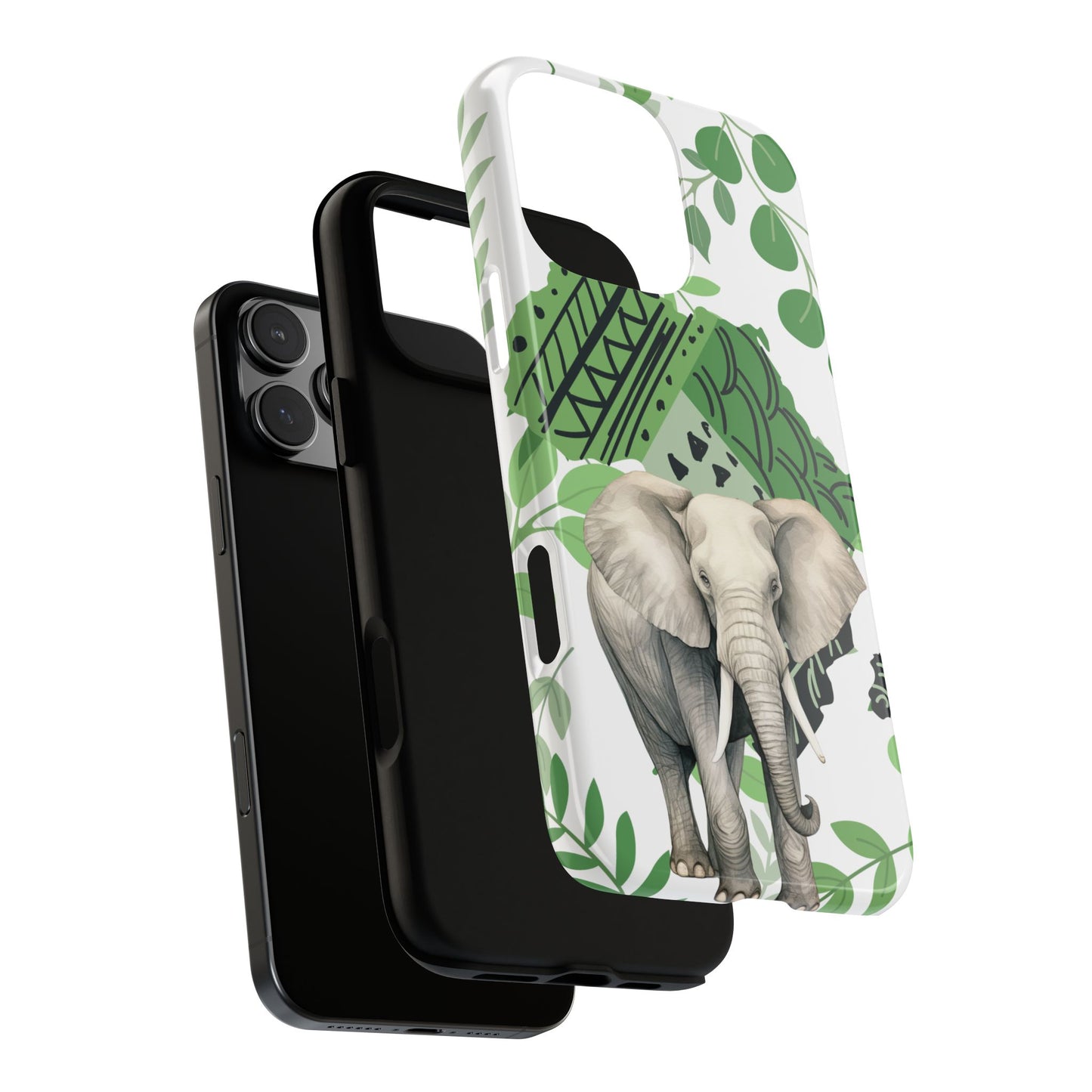 Tropical Elephant Mobile Cover – Nature-Inspired Boho Art