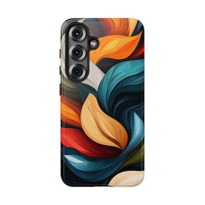 Floral Flow Abstract Phone Case – Nature-Inspired Design for iPhone, Google Pixel & Samsung