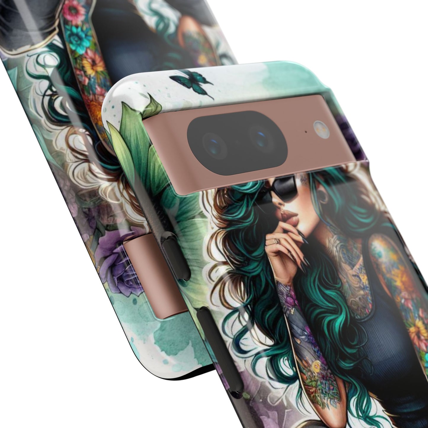 Urban Wildflower – Edgy Tattooed Beauty Mobile Cover
