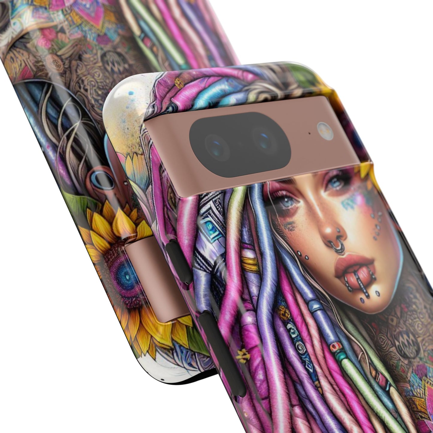 Boho Mandala Goddess – Ethereal Tattoo Art Mobile Cover
