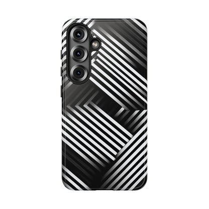 Monochrome Matrix Phone Case for iPhone, Pixel & Samsung