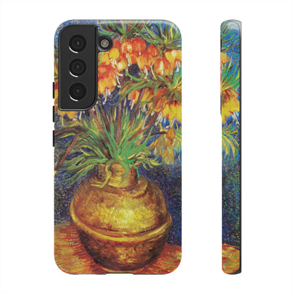 Vincent Van Gogh's Painting Inspired Phone Case - iPhone, Samsung & Google Pixel Cover - Flower Vase Phone Case, Floral Artistic Painting Case, Art Lover Gift