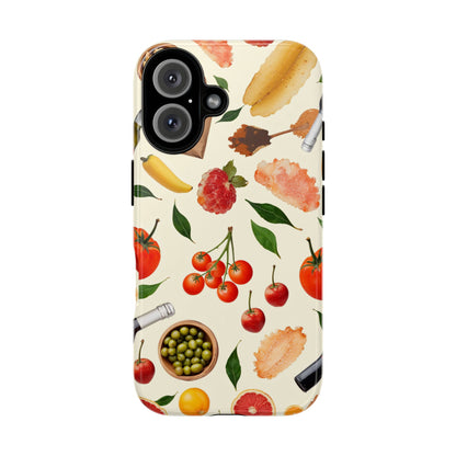 Fresh Fruits & Veggies Pattern Phone Case