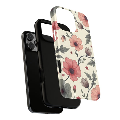 Floral Iphone Case, Botanical Pattern Design