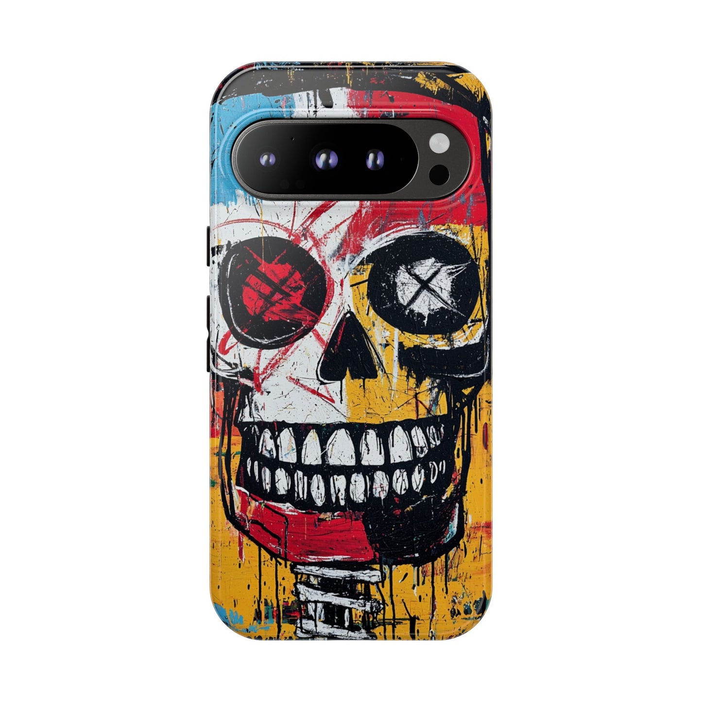 Basquiat Phone Case – Bold Urban Art Design - iPhone, Samsung & Google Pixel Cover - Artistic Painting Case,  Art Lover Gift