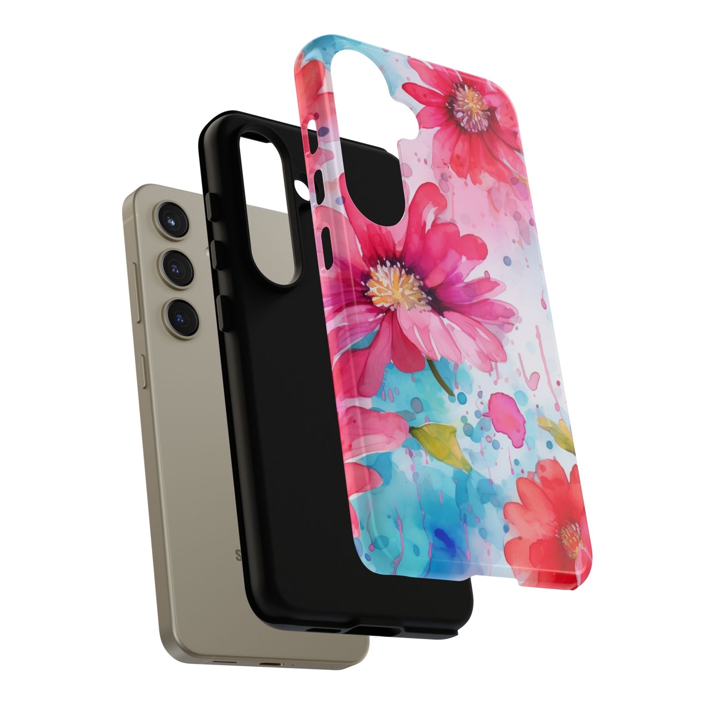 Watercolor Bloom Floral Mobile Case