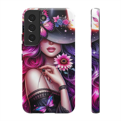 Celestial Charm – Cosmic Cowgirl & Butterfly Magic Mobile Cover
