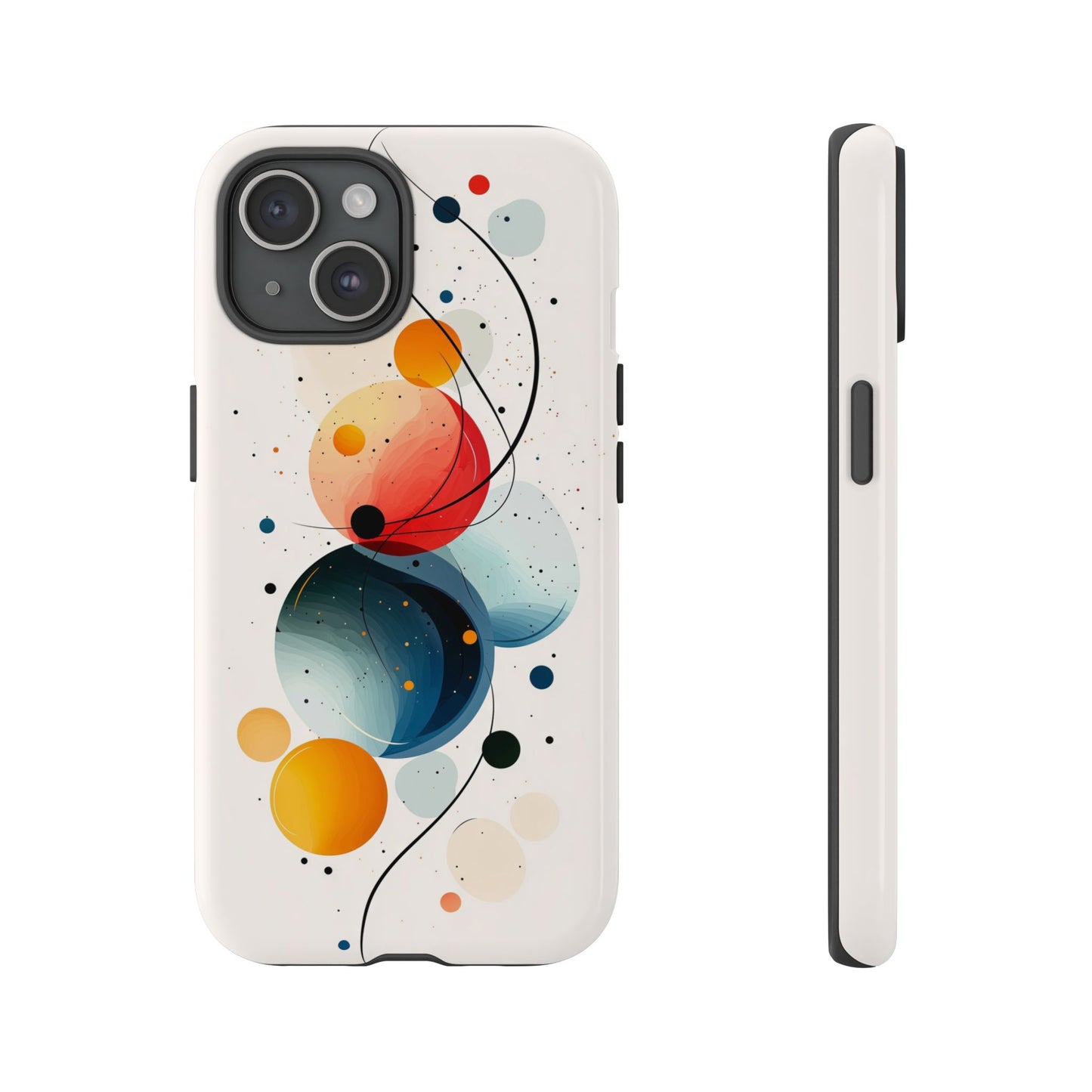 Orbital Drift – Cosmic Flow Abstract Phone Case for iPhone, Samsung & Pixel