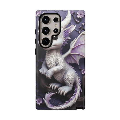 Charming Young Dragon on a Branch Phone Case Design