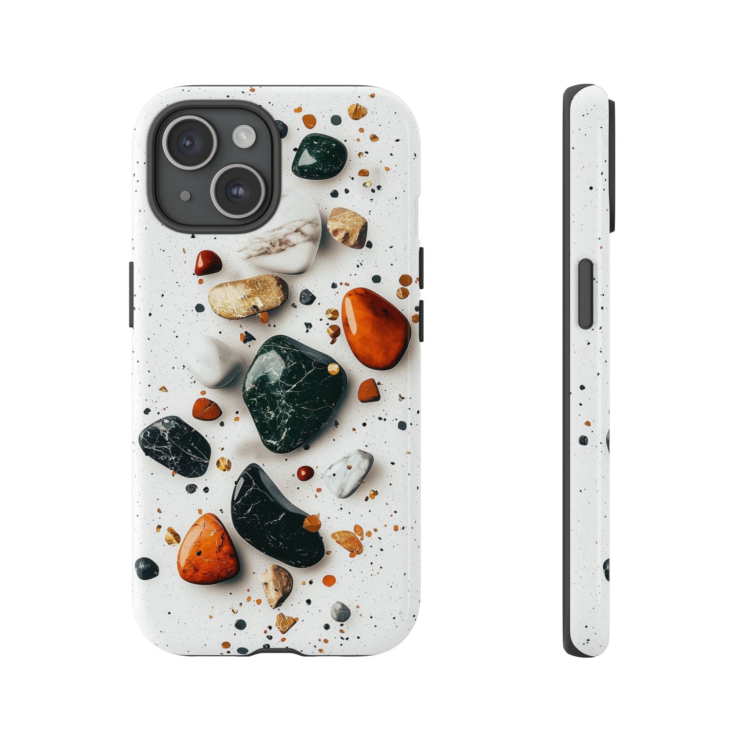Marble Mosaic Charm – Terrazzo Stone Phone Case for iPhone, google Pixel & Samsung