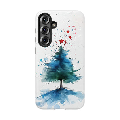 Winter Bloom – Watercolor Tree Art Case for iPhone, Pixel & Samsung