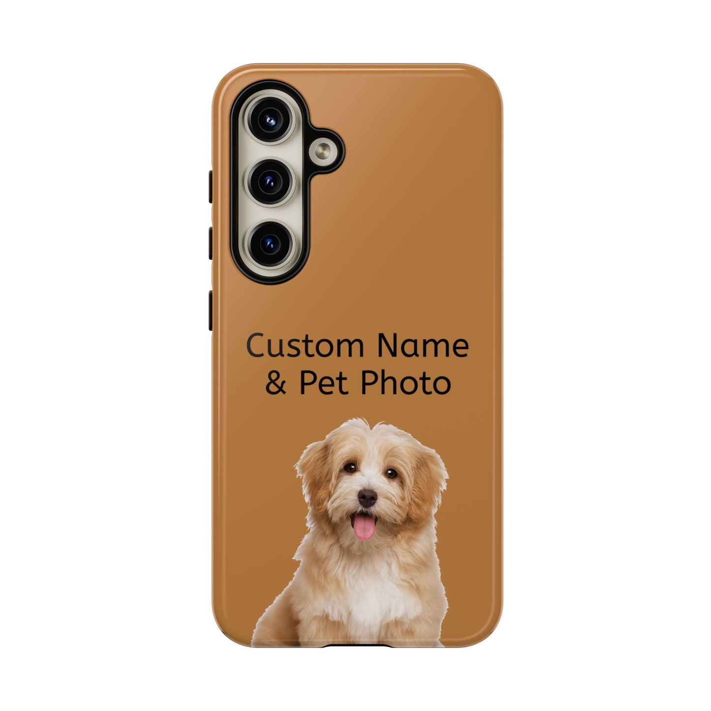 Personalized Custom Pet Phone Case – Add Your Name, Pet Photo or Any Text– Unique Gift for iPhone, Samsung  & Google Pixel – Protective & Stylish Cover"
