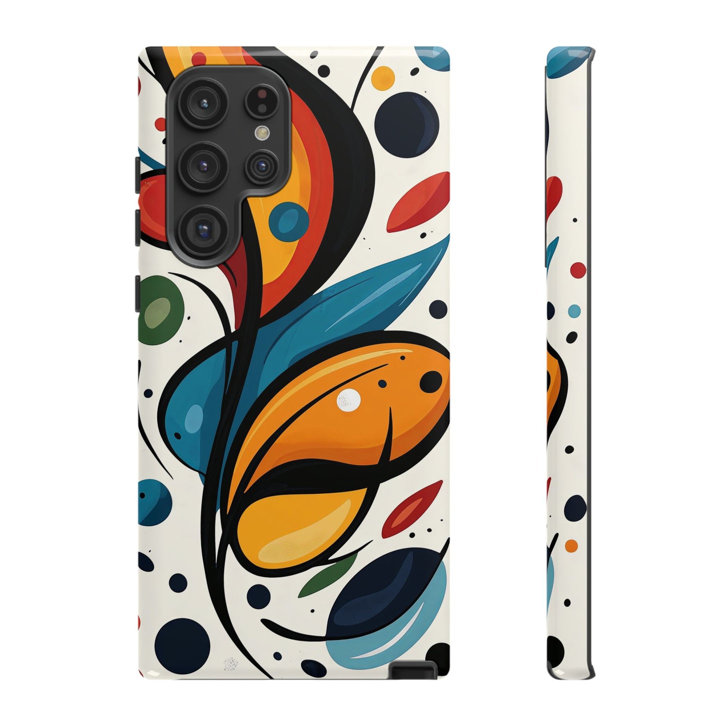 Vibrance Bloom – Bold Abstract Burst Phone Case for iPhone, Google Pixel, Samsung