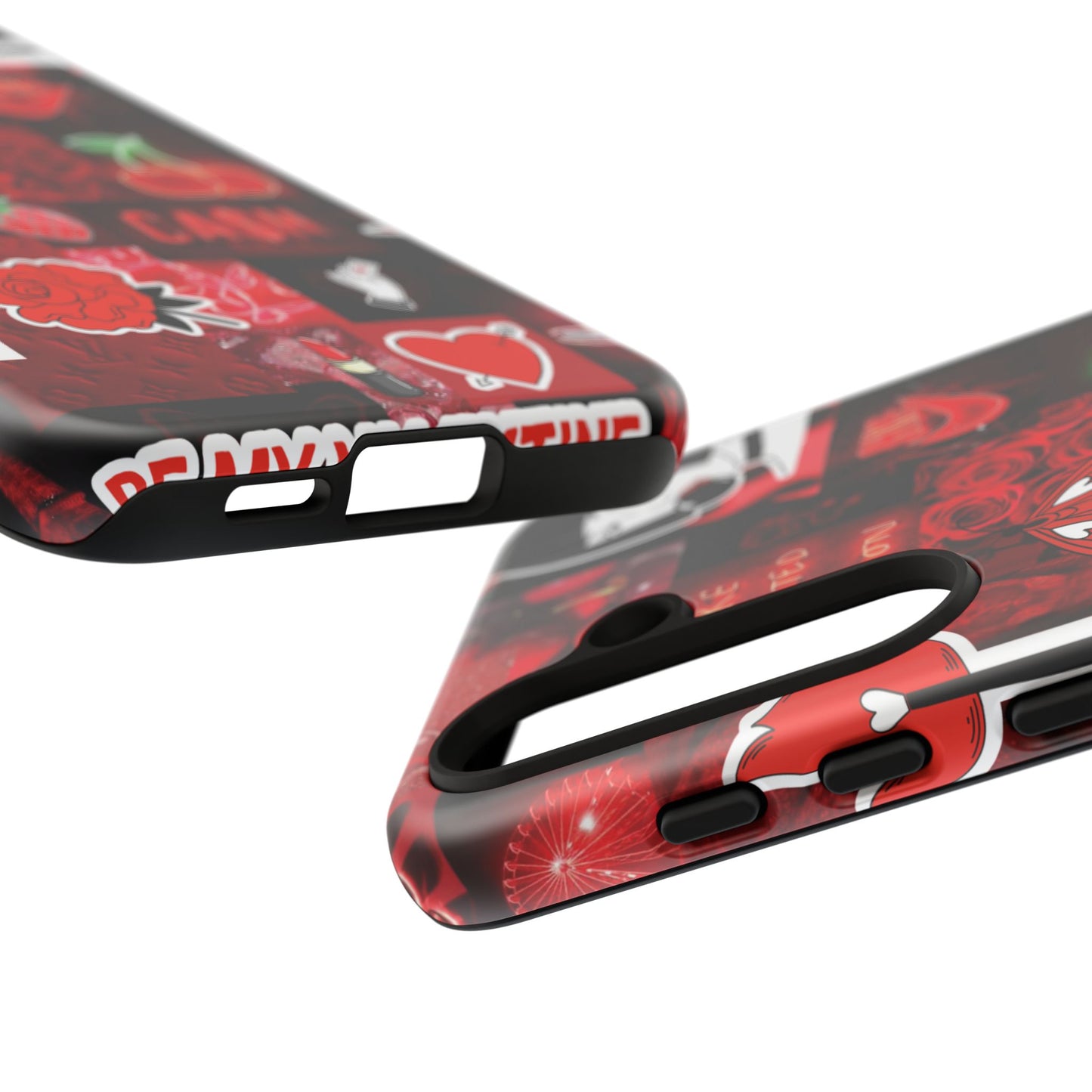 Red Pop Art Neon Vibes Phone Case