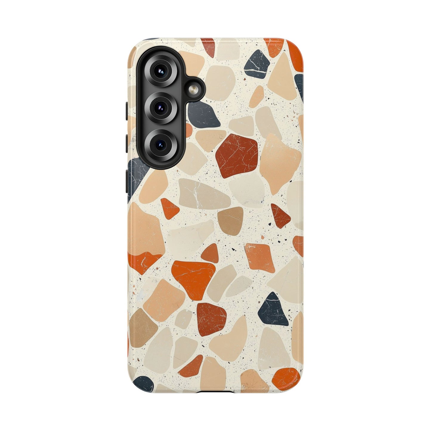 Rustic Terrazzo Stone Phone Case for iPhone, Pixel & Samsung