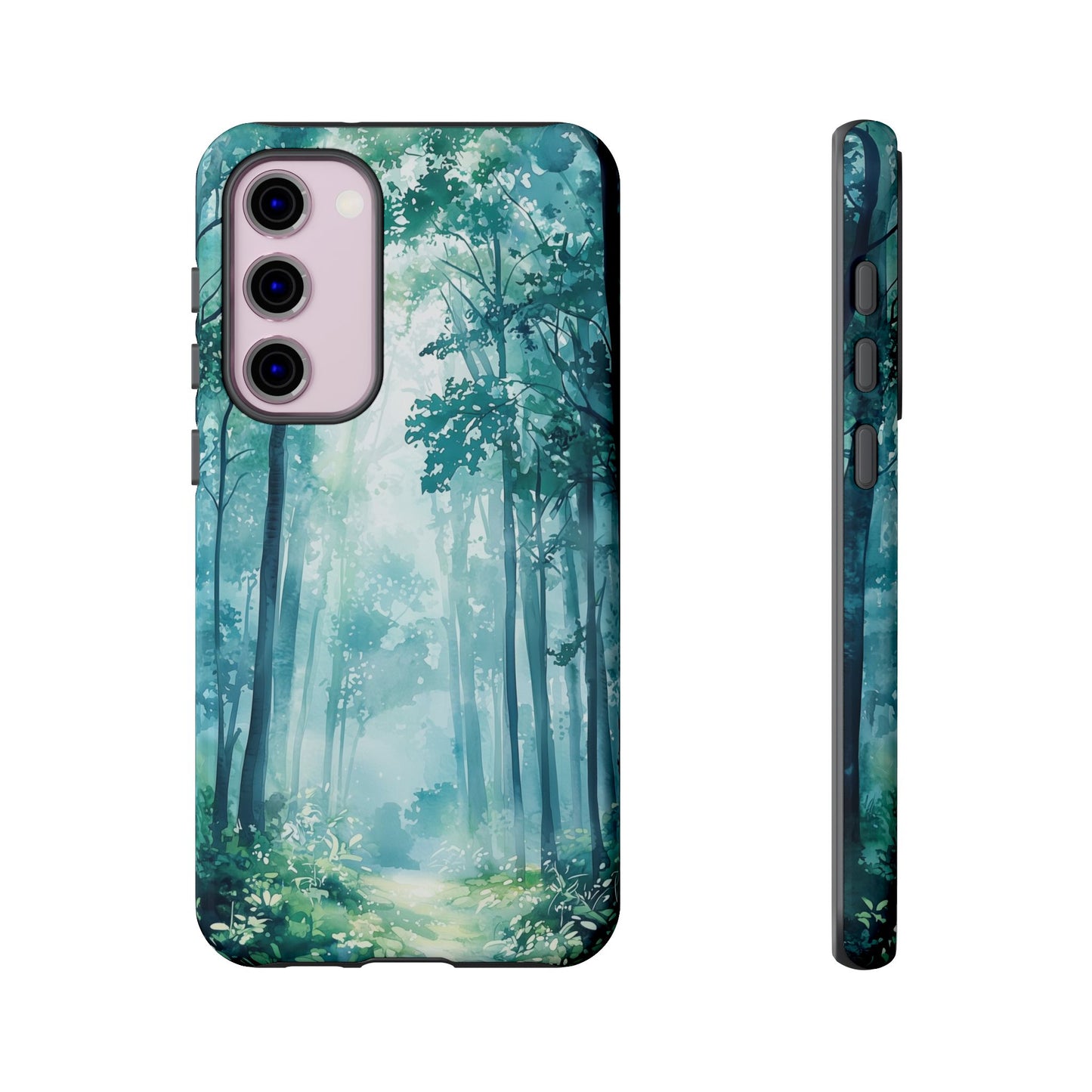 Enchanted Forest Dreamscape Watercolor Phone Case for iPhone, google Pixel & Samsung