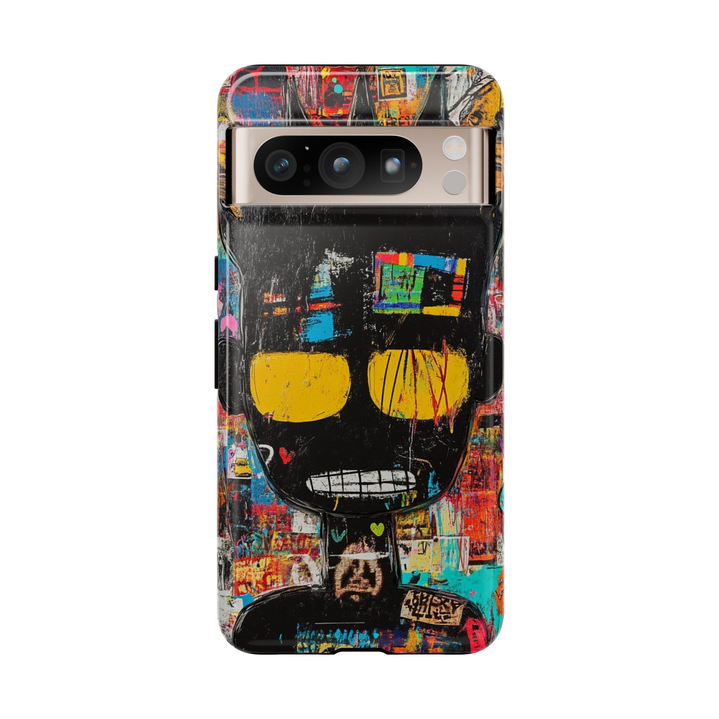 Jean-Michel Basquiat Phone Case – Contemporary Art Design - iPhone, Samsung & Google Pixel Cover - Artistic Painting Case,  Art Lover Gift