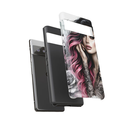 Tattooed Elegance – Gothic Art Mobile Cover