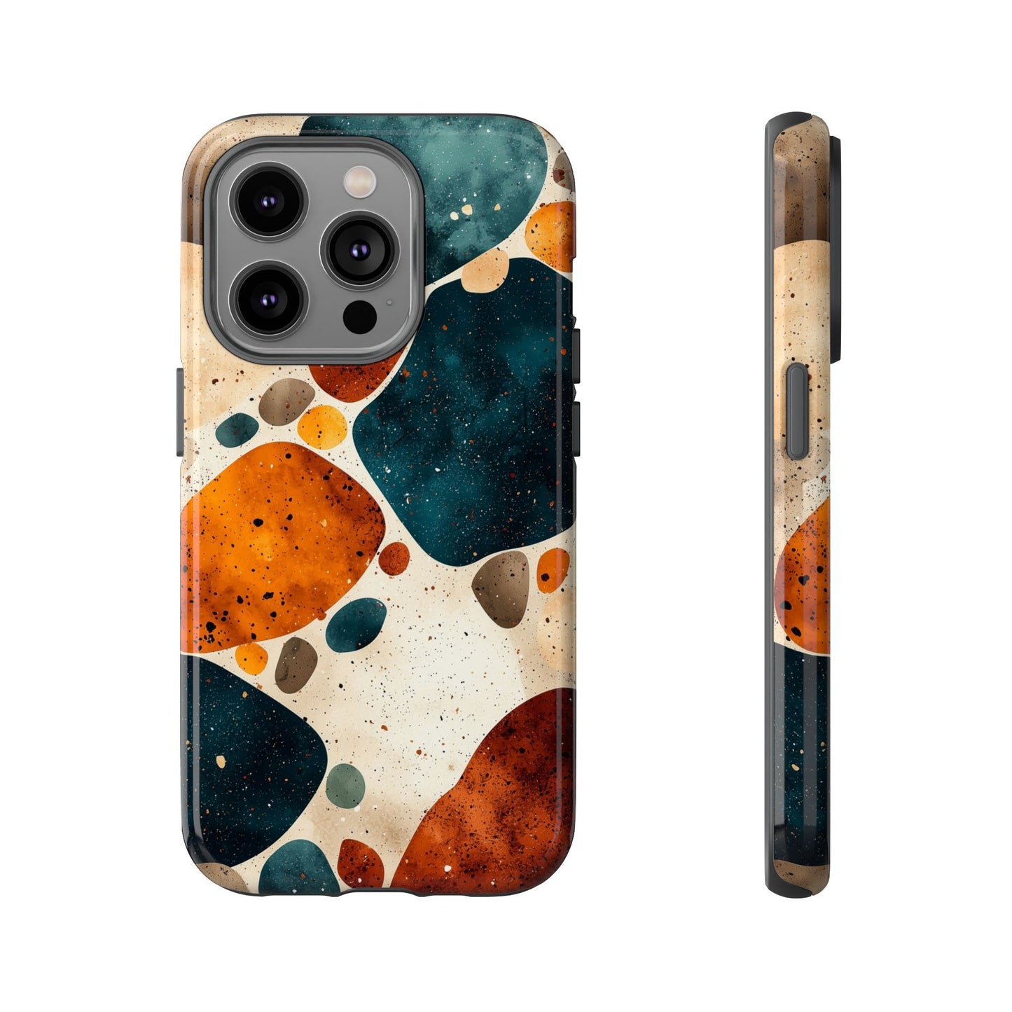 Earthy Terrazzo Stone Phone Case for iPhone, google Pixel & Samsung