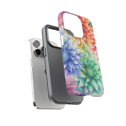 Rainbow Bloom Mandala Floral Mobile Case