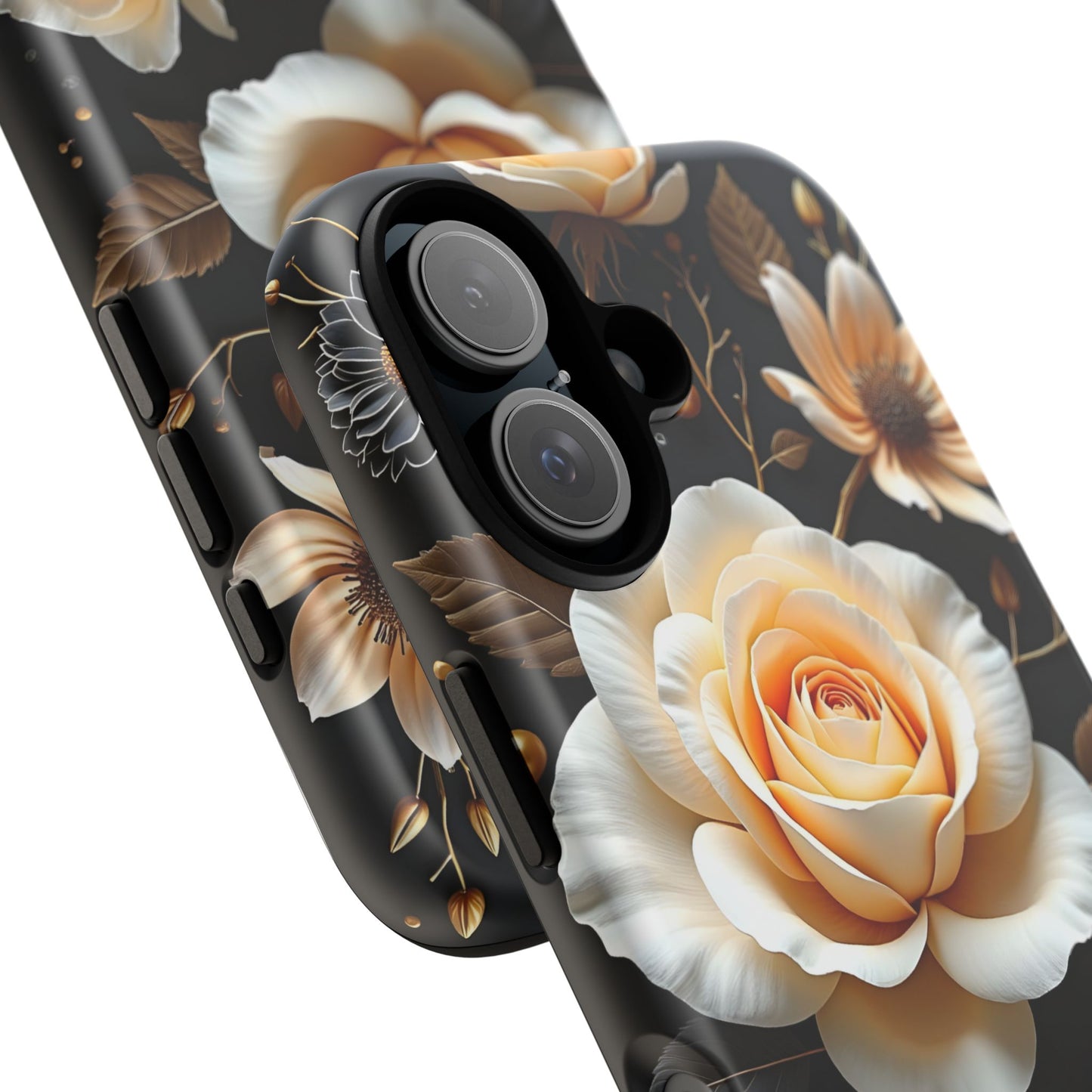 Elegant 3D Floral Design, Botanical Phone Case design for Iphone.