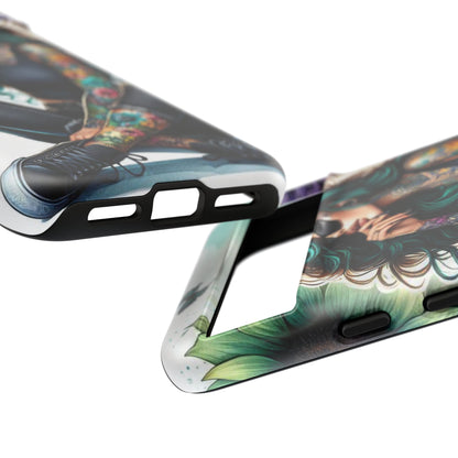 Urban Wildflower – Edgy Tattooed Beauty Mobile Cover