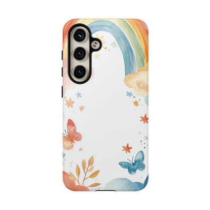 Dreamy Skies & Rainbows Watercolor Phone Case for iPhone, google Pixel & Samsung