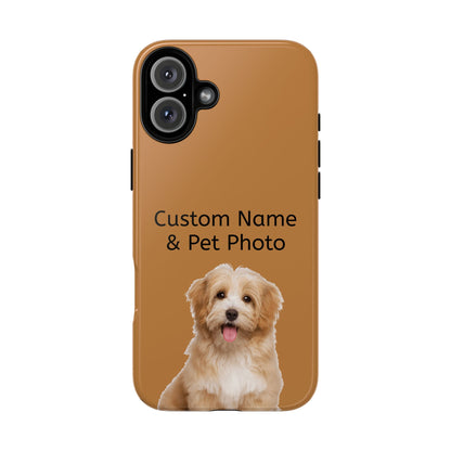 Personalized Custom Pet Phone Case – Add Your Name, Pet Photo or Any Text– Unique Gift for iPhone, Samsung  & Google Pixel – Protective & Stylish Cover"