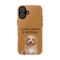 Personalized Custom Pet Phone Case – Add Your Name, Pet Photo or Any Text– Unique Gift for iPhone, Samsung  & Google Pixel – Protective & Stylish Cover"