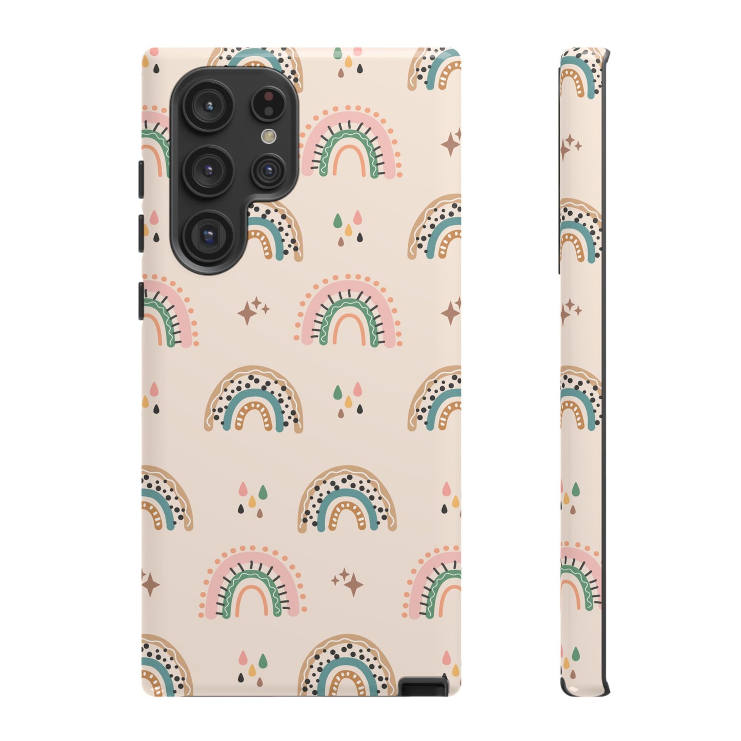 Retro Rainbow Phone Case – Vintage Aesthetic Cover for iPhone, Samsung & Google Pixel