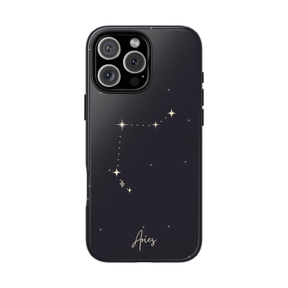 Aries Zodiac Starry Phone Case – Cosmic Style for iPhone, Samsung & Google Pixel