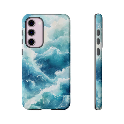 Tidal Tranquility Watercolor Phone Case for iPhone, google Pixel & Samsung