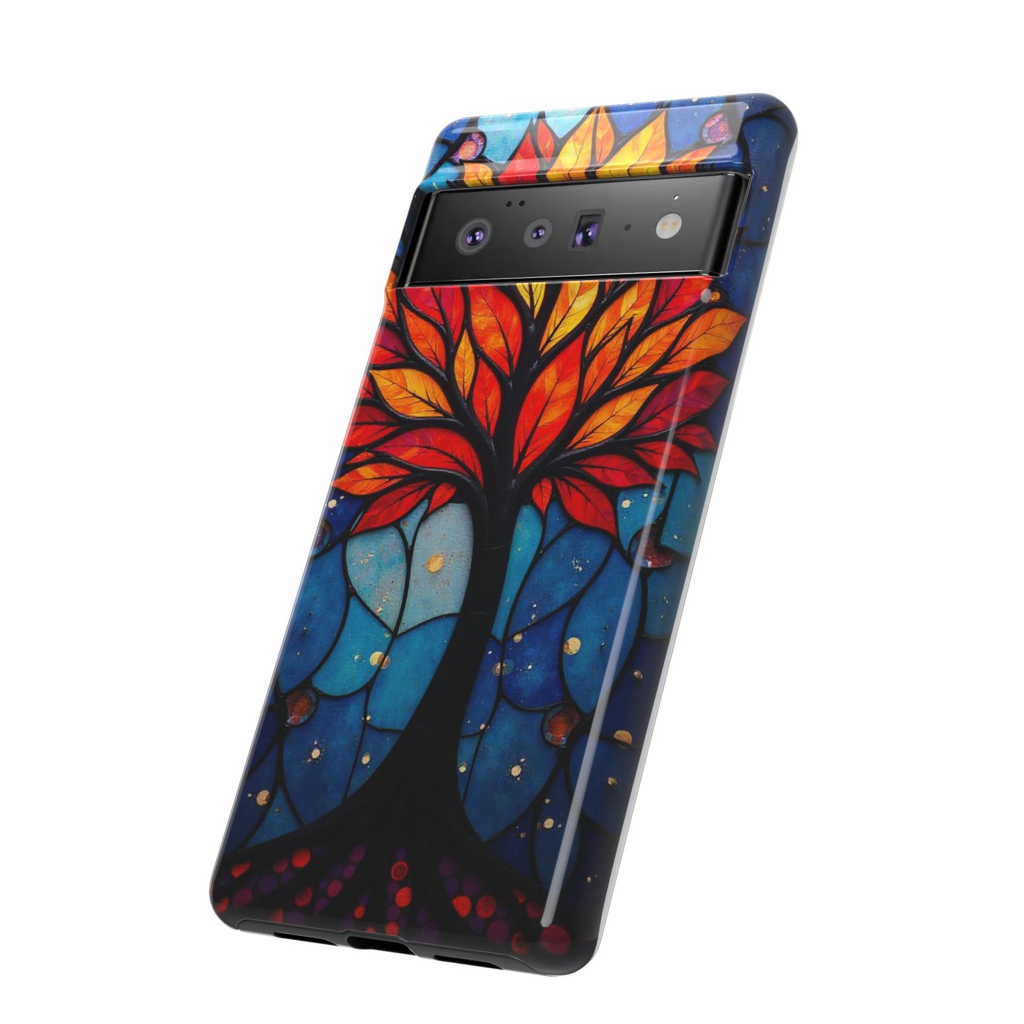 Stained Glass Tree: A Burst of Vibrant Elegance