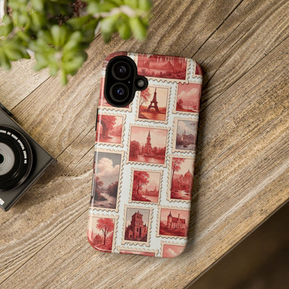 Vintage Postcard Stamps Phone Case