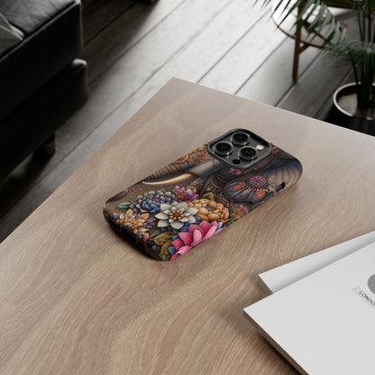 Royal Ornate Elephant Mobile Cover – Luxurious Bohemian Art