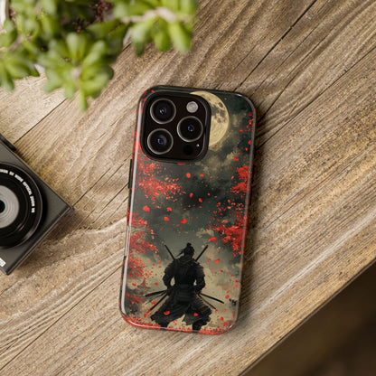 Moonlit Samurai: The Last Stand Phone Case for iPhone, Samsung & Pixel