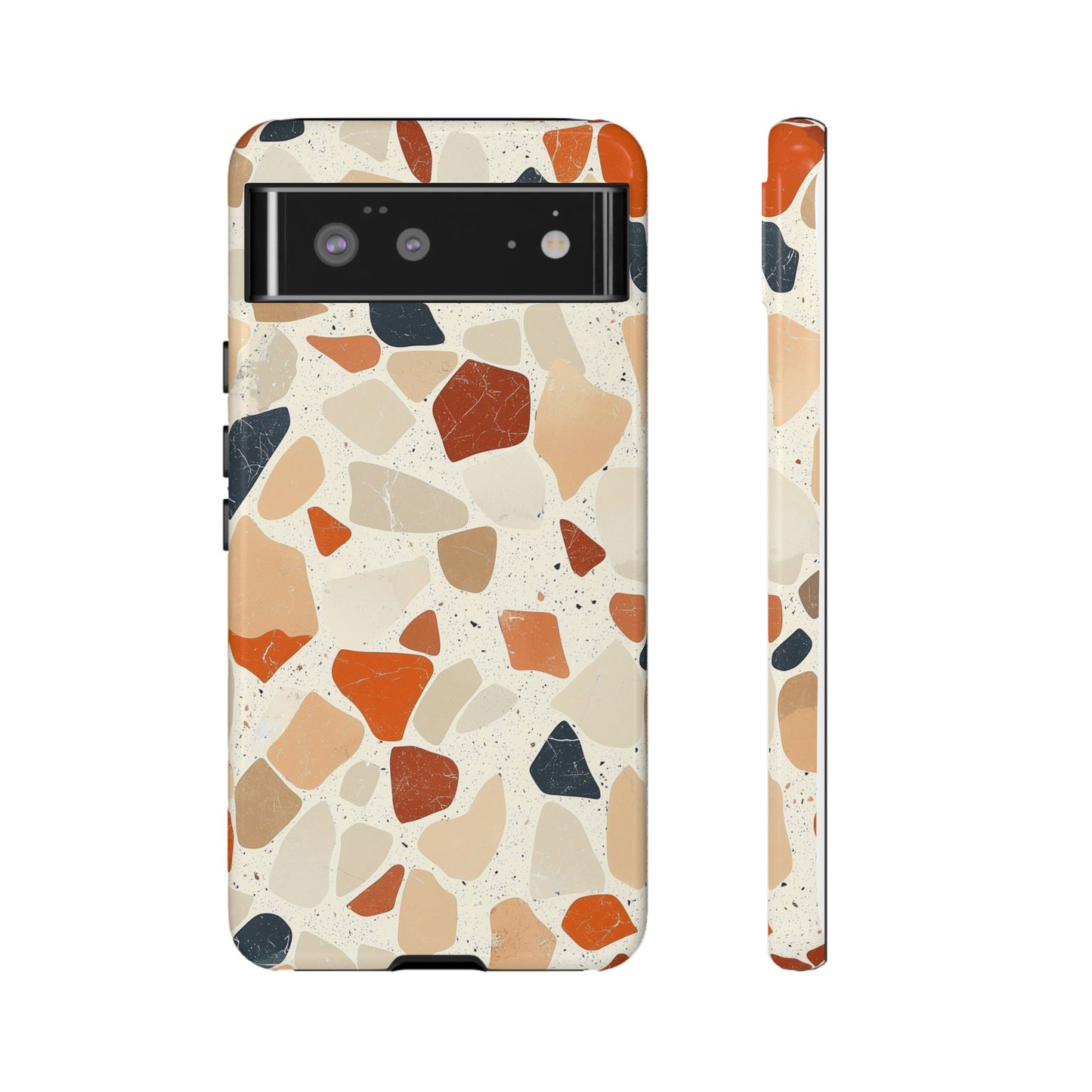 Rustic Terrazzo Stone Phone Case for iPhone, Pixel & Samsung