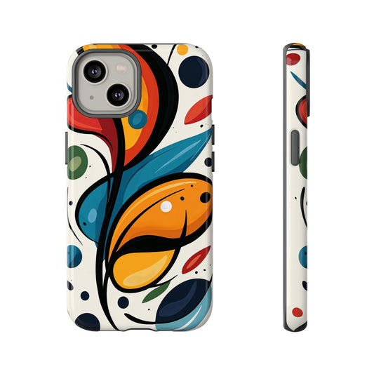 Vibrance Bloom – Bold Abstract Burst Phone Case for iPhone, Google Pixel, Samsung