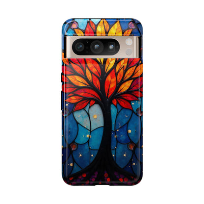 Stained Glass Tree: A Burst of Vibrant Elegance