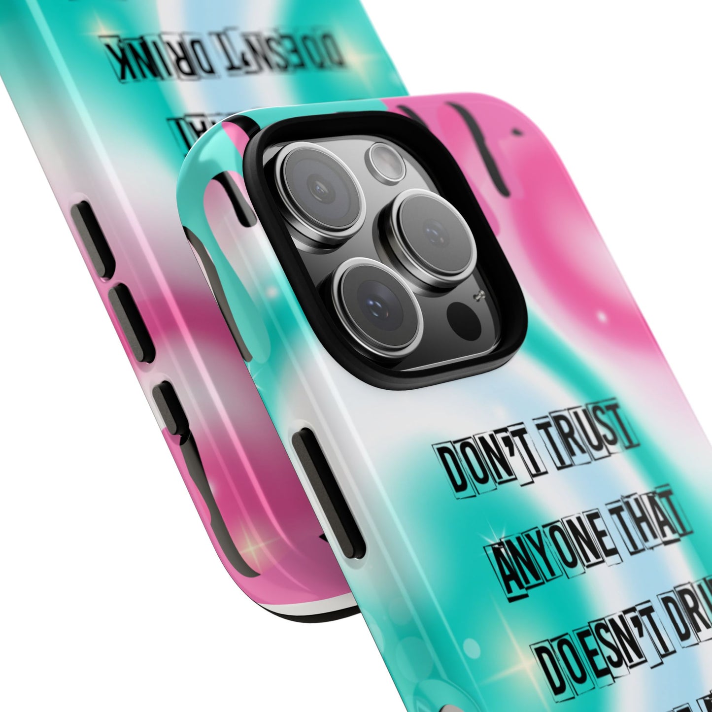 Don't Trust Anyone Who Doesn't Drink Coffee & Say Fuck Alot – Funny Phone Case for iPhone, Samsung & Google Pixel
