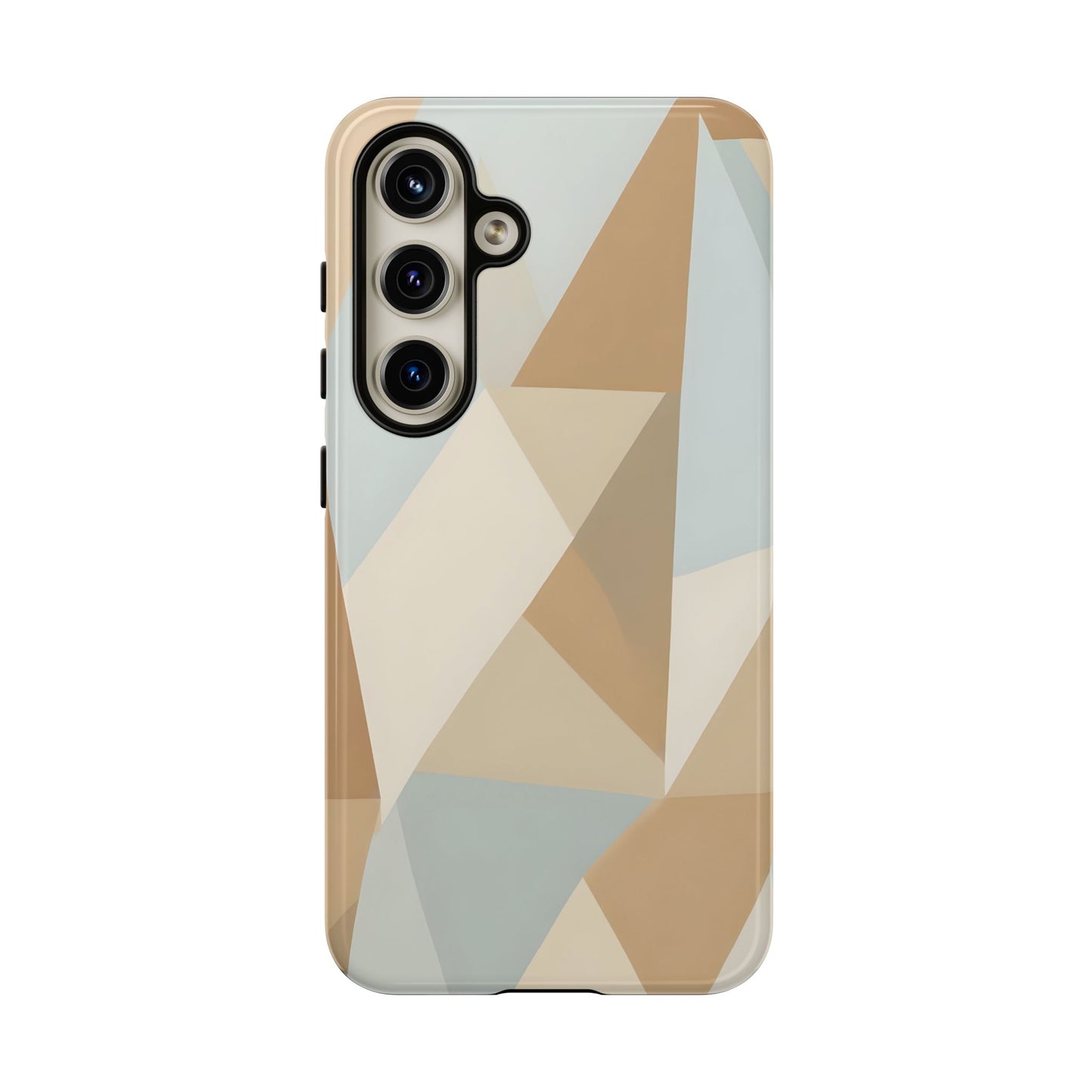 Neutral Geometrical Triangular Abstract Pattern