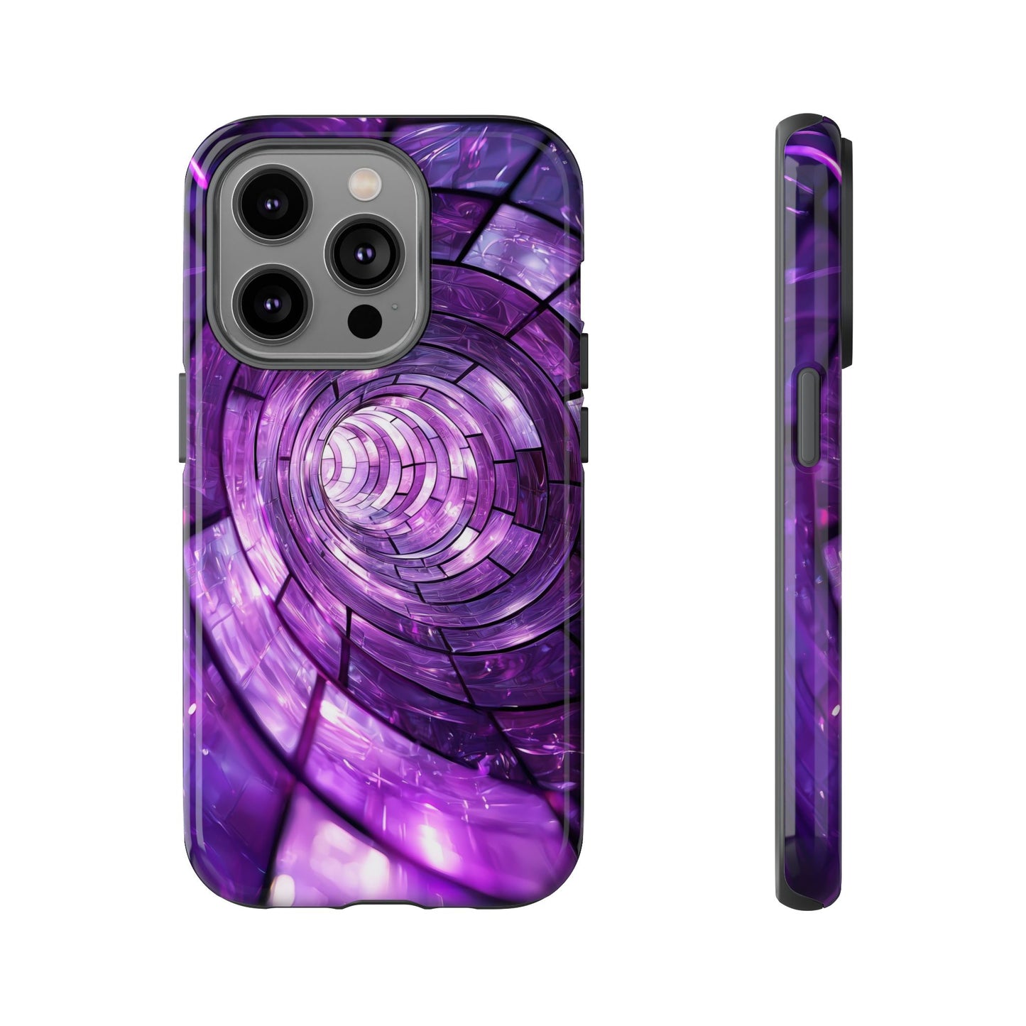 Hypnotic Spiral Optical Illusion Phone Case for iPhone, Samsung & Pixel